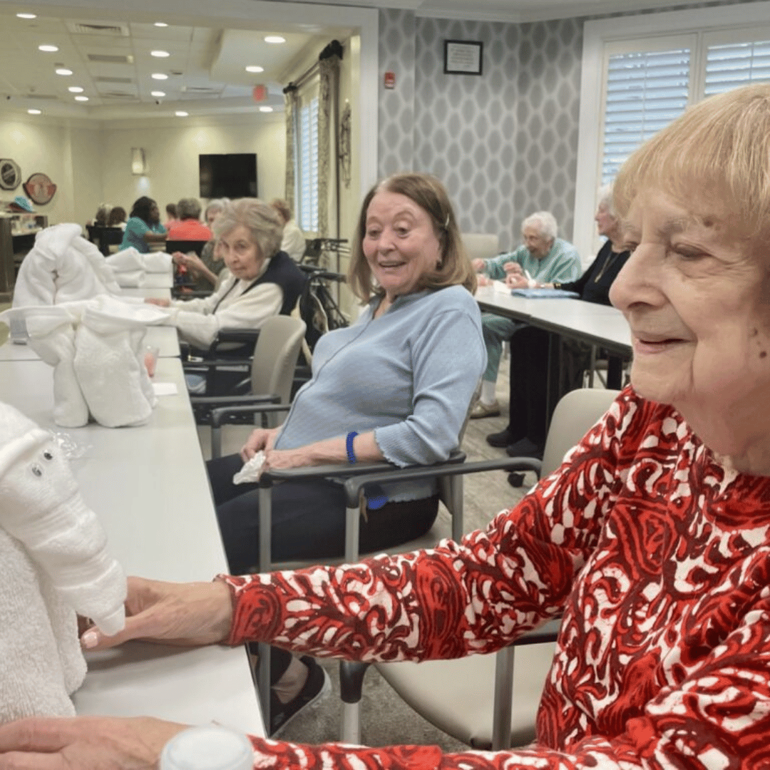 The interactive portions of the cruise ship immersive were enjoyed at The Bristal at East Northport